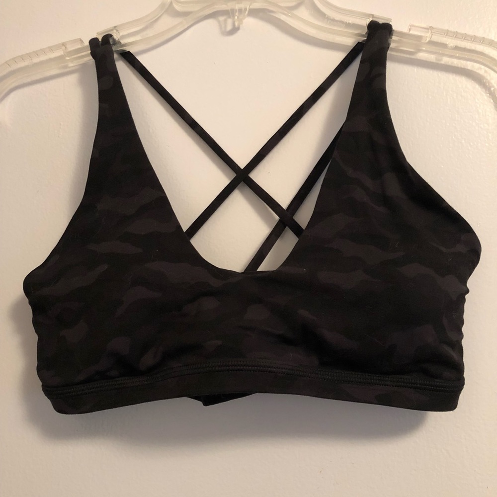Lululemon Camo Print Full Freedom Bra